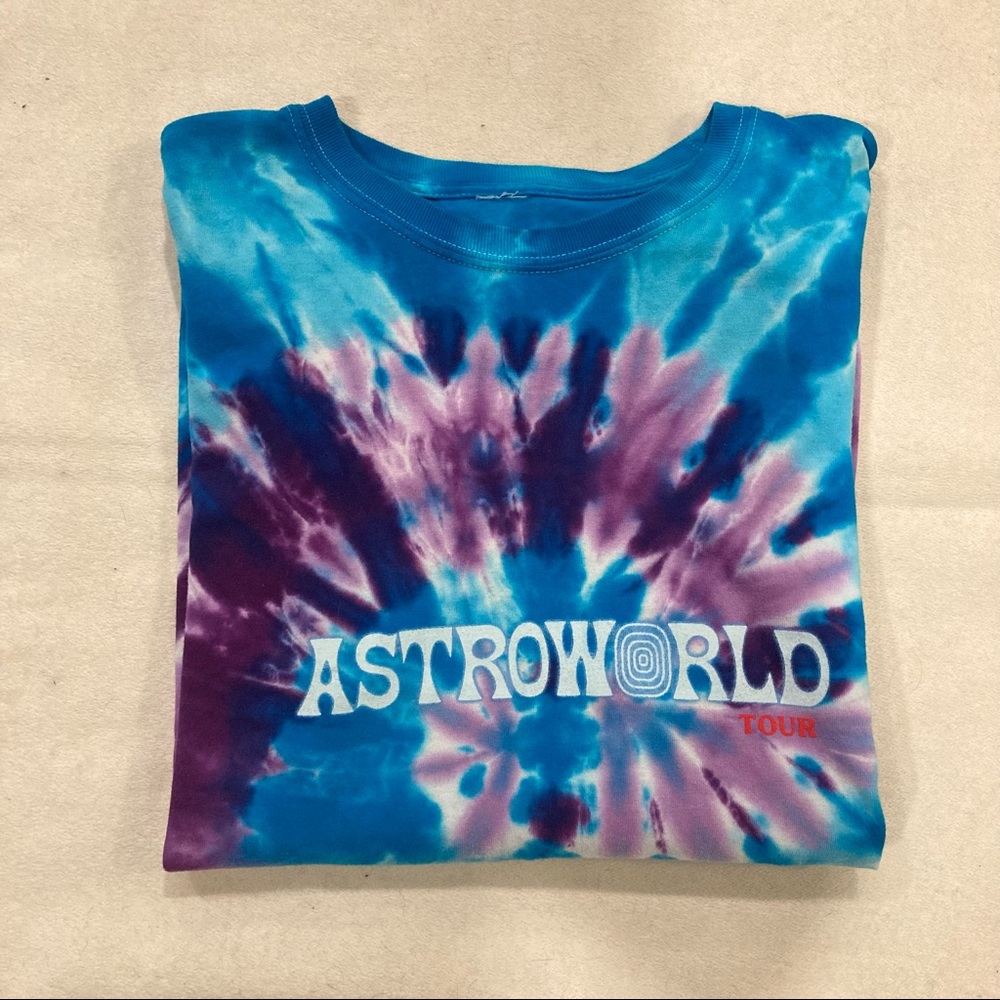 Travis Scott Astroworld Tie-Dye Longsleeve